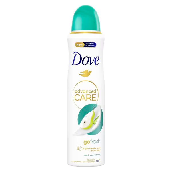 Dove Go Fresh Pear & Aloe Vera Antitranspirant Spray 150ml