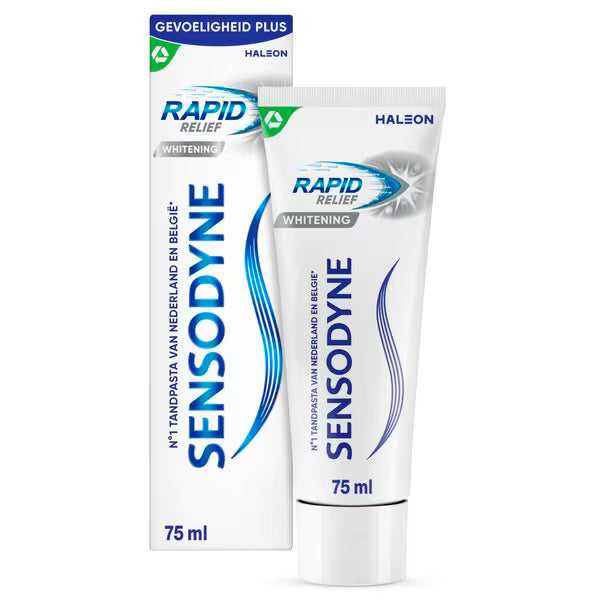 Sensodyne Tandpasta 75 ml. Rapid Relief Whitening