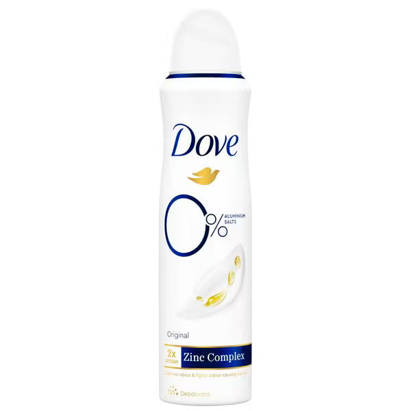 Dove Intimate Deodorant Spray Aluminum-Free Original 150ml
