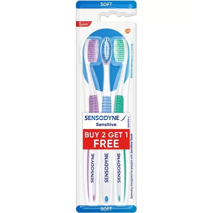 Sensodyne tandenborstel Gevoelige Zachte Diverse 3 Telling