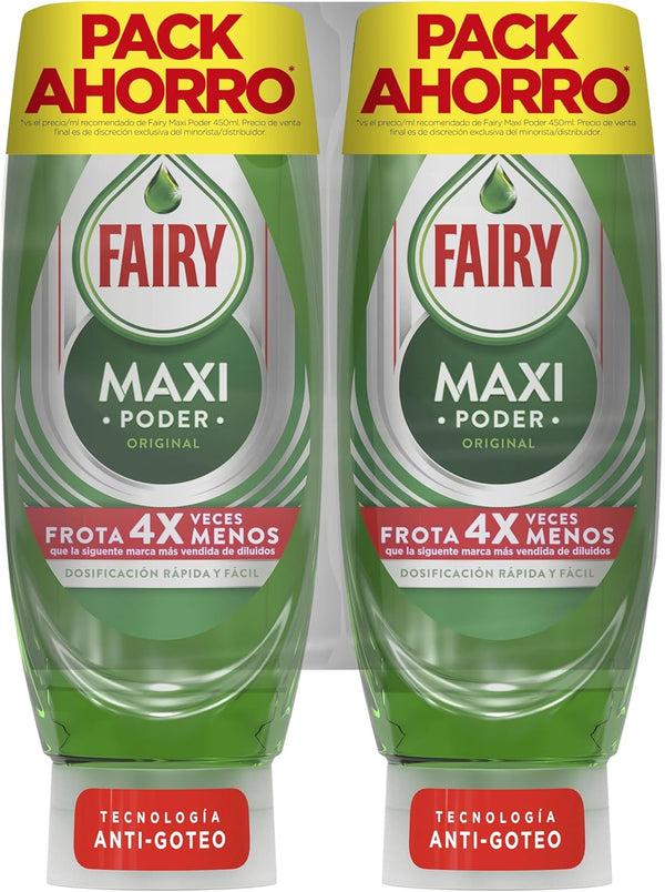 Fairy Maxi Power Geconcentreerde Vaatwasserset - 2 x 450 ml