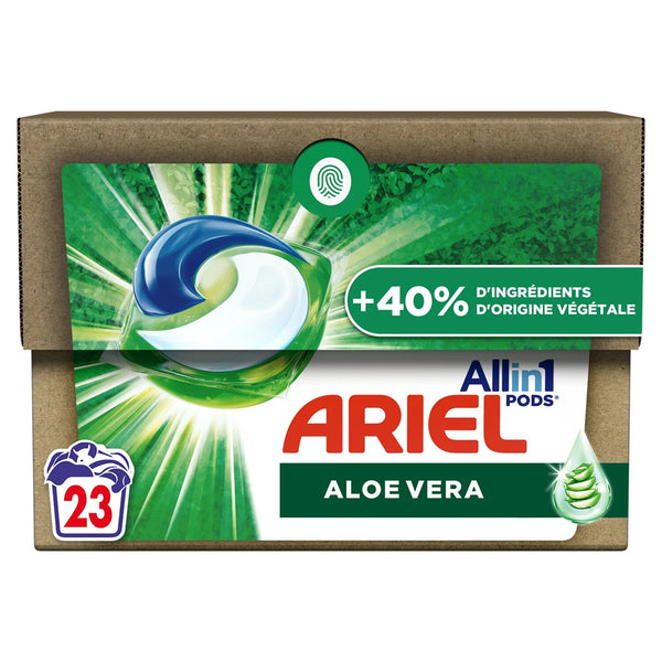 Ariel All-in-1 Pods '23 met een vleugje Aloe Vera