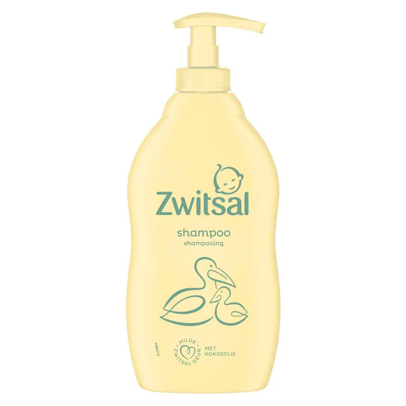 Zwitsal Shampoo 400 ml. + Pomp met kokosolie