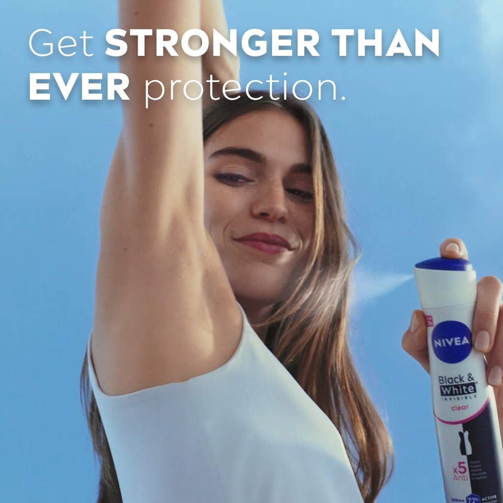 Nivea Deospray 150 ml.	Invisible Black&White Original