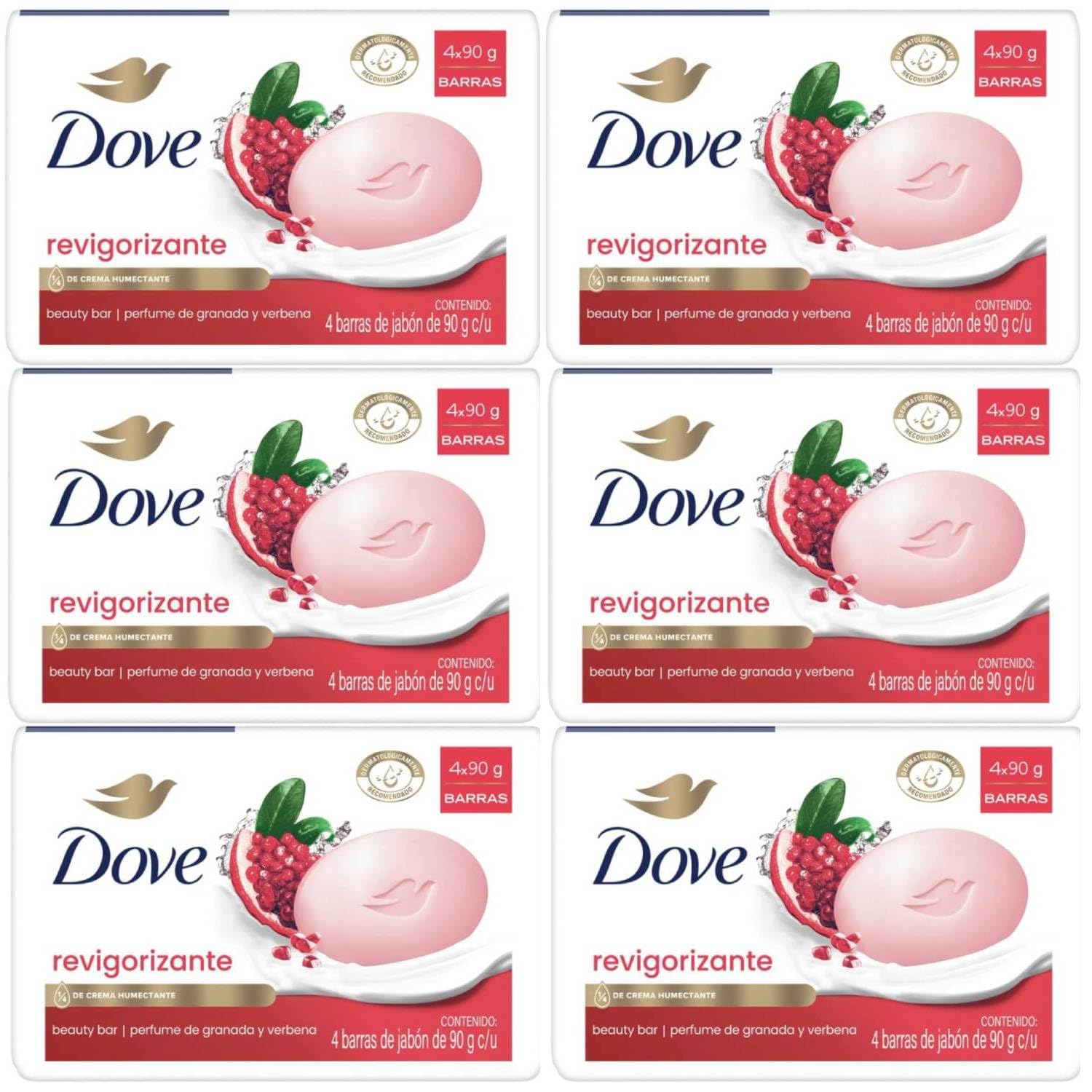 Dove Toiletzeep 90 gr.	Revigorizante (Granaatappel)(4-pak)
