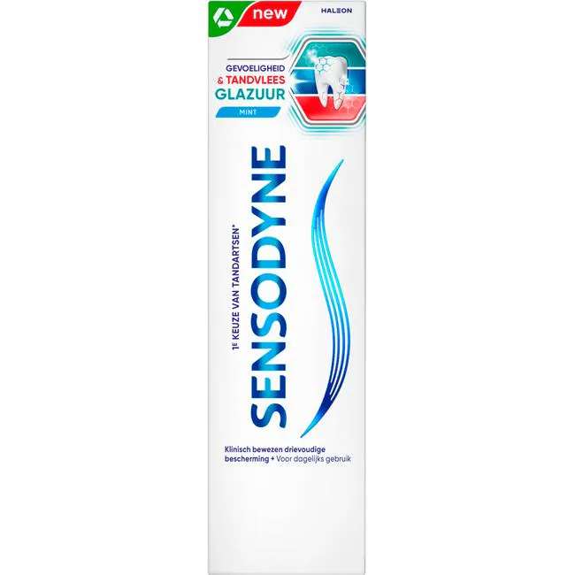 Sensodyne Tandpasta 75 ml.	Gevoeligheid & Tandvlees Glazuur(Mint)