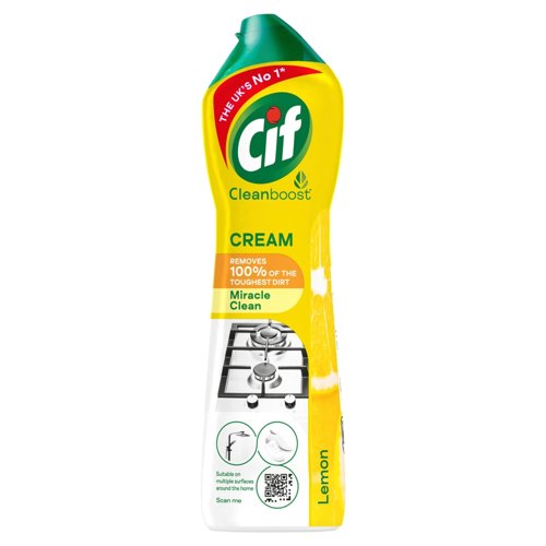 Cif Crème Citroen met Microkristallen – Reinigingscrème 750 ml