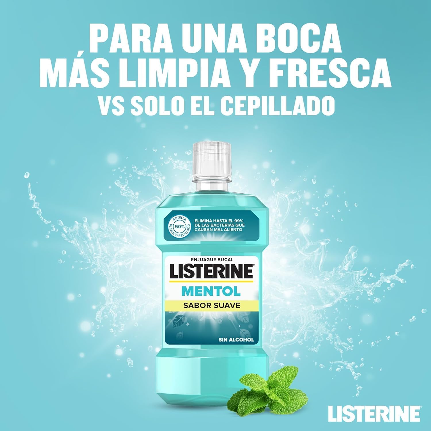 .Listerine Mondwater 500 ml – Cool Mint