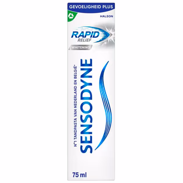 Sensodyne Tandpasta 75 ml.	Rapid Relief Whitening