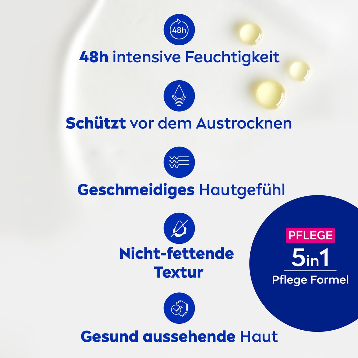 Nivea Bodymilk 625 ml – Verzorgend voor Droge Huid (met pomp)