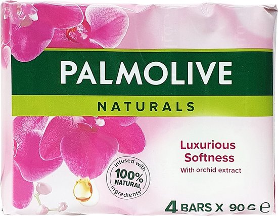 Palmolive Zeepblok 4-pak 90 gr	Luxurious Softness (Orchid)