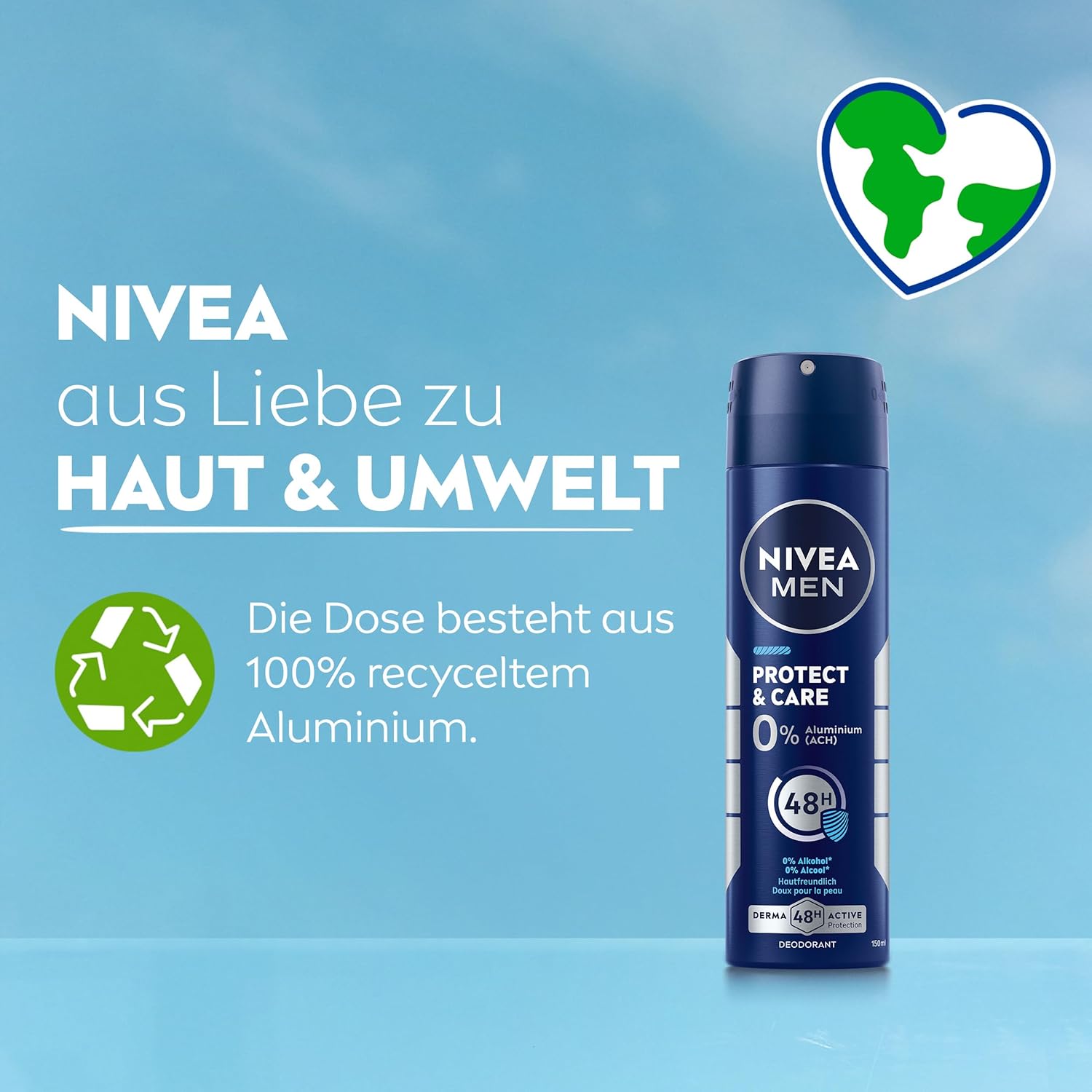 Nivea Deospray 150 ml. MEN	Protect & Care 48h