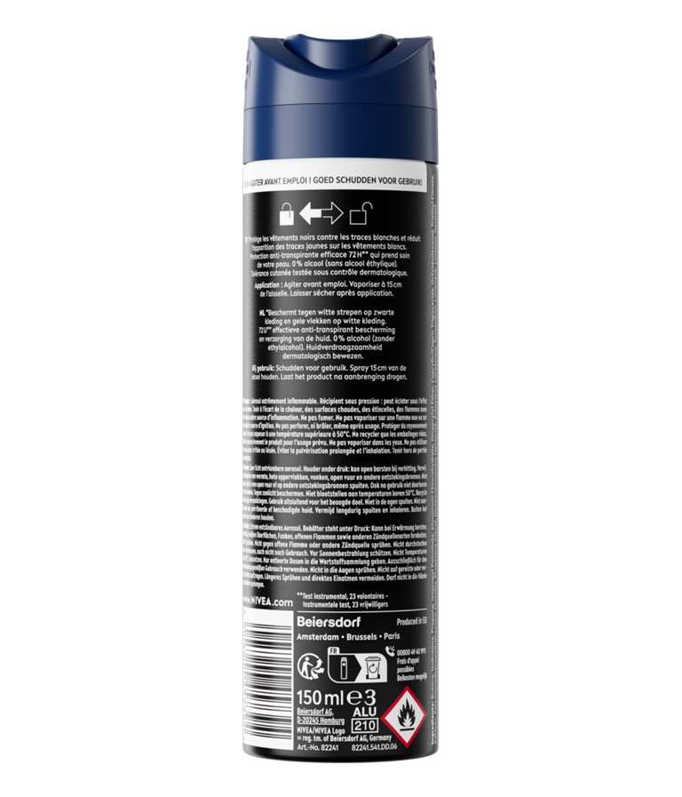 Nivea Deospray 150 ml. MEN	Black & White Maximum Protection