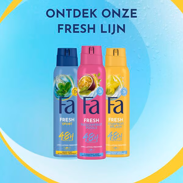 FA Deospray 150 ml.	Passionfruit