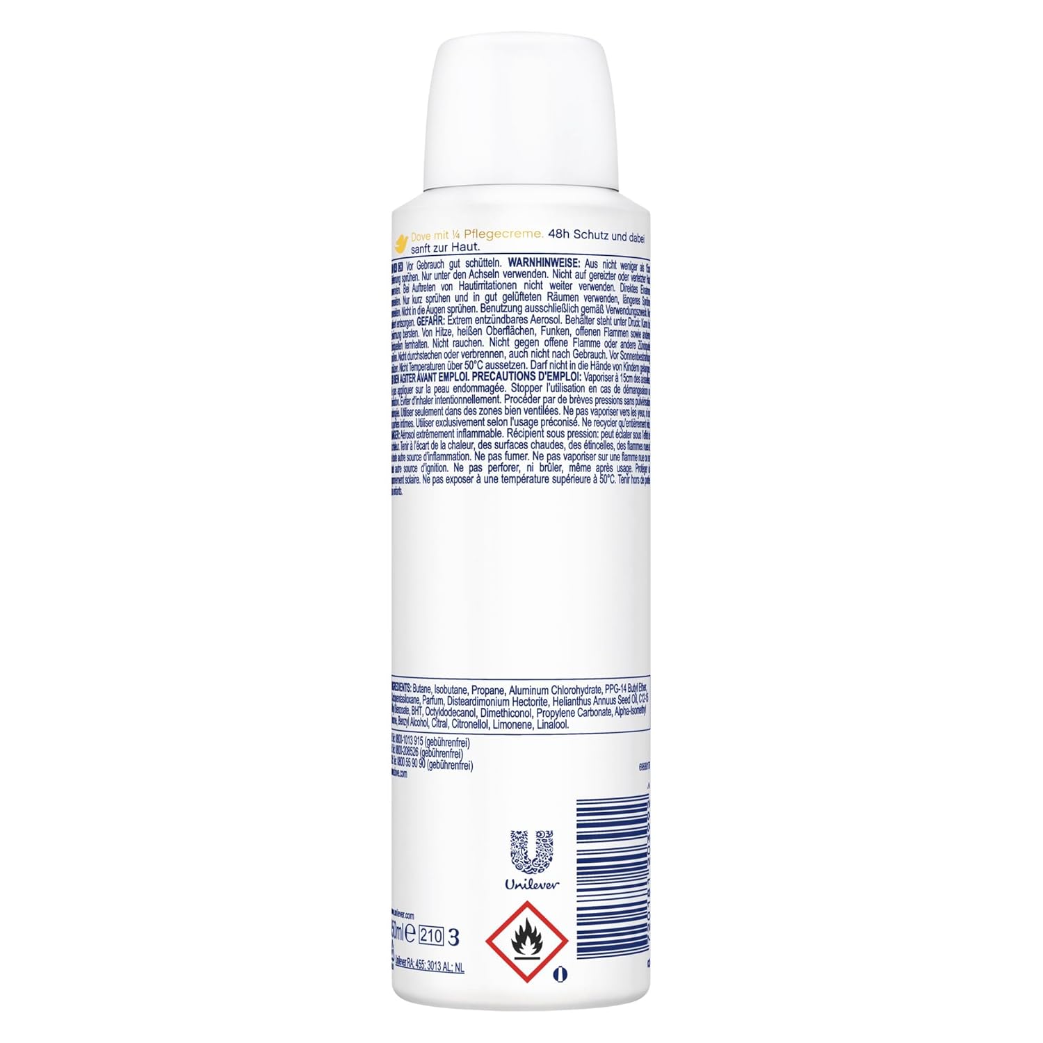 Dove Deospray 150 ml.	Go Fresh Passionfruit & Lemongrass
