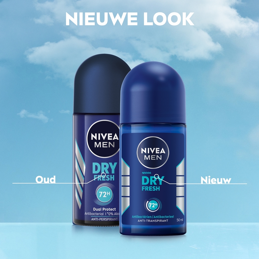 Nivea Roll-On 50 ml. For Men	Dry Fresh