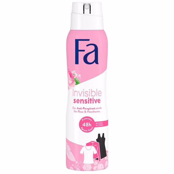 FA Deospray 150 ml.	Invisible Sensitive