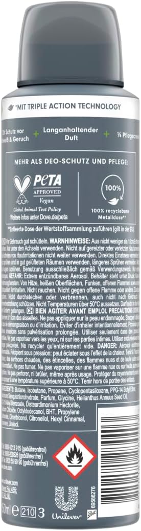 Dove Deospray 150 ml. Men+Care	Extra Fresh 72h
