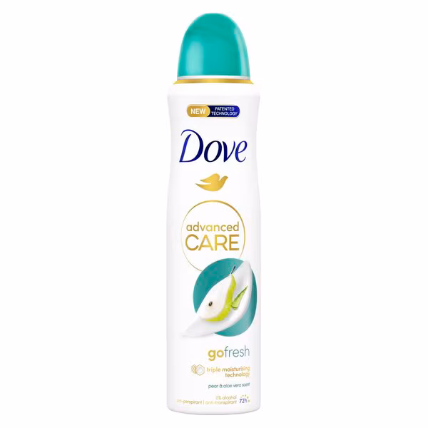 Dove Go Fresh Pear & Aloe Vera Antitranspirant Spray 150ml