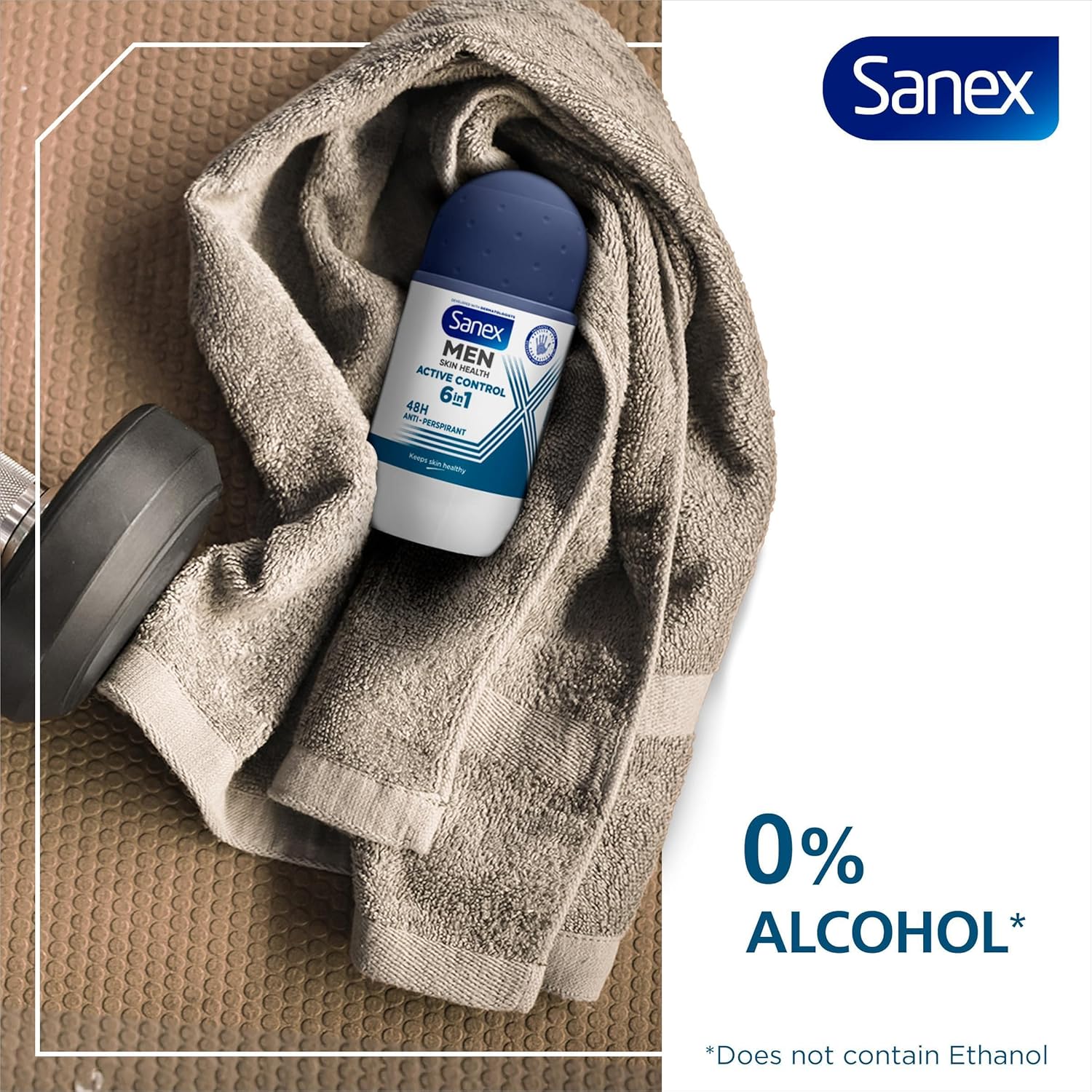 Sanex Roller 50 ml.	For Men Active Control