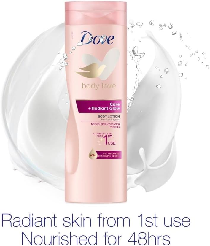 Dove Body Lotion 400 ml.	Care & Radiant Glow