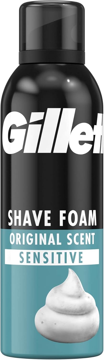 Gillette Schuim 200 ml.	Sensitive