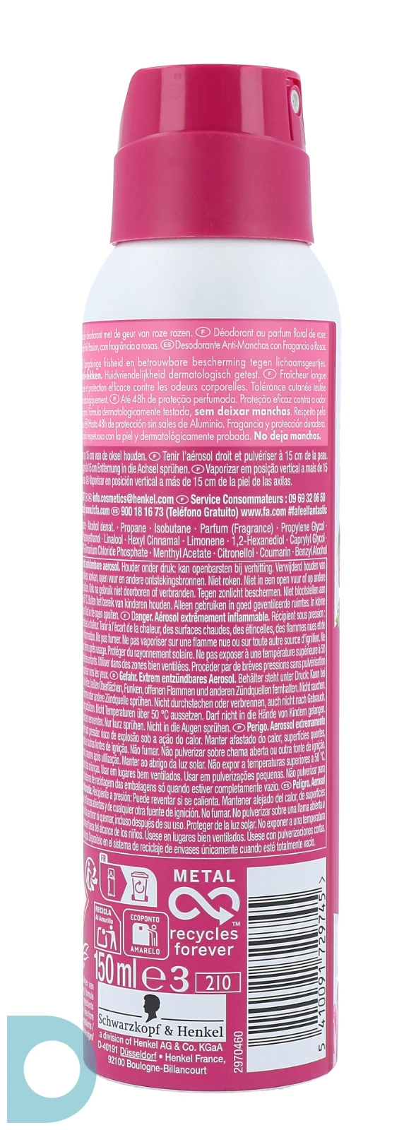FA Deospray 150 ml.	Pink Passion
