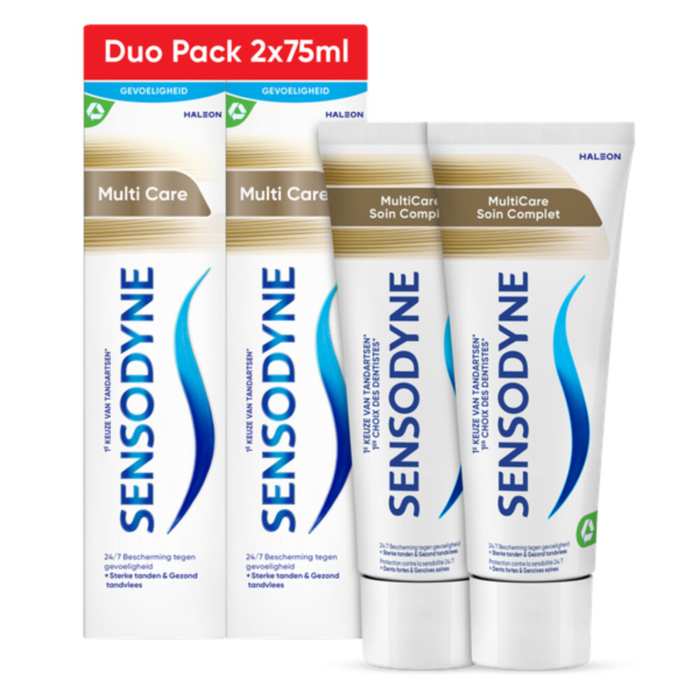 Sensodyne Tandpasta 2 x 75ml	Multicare (Duo)