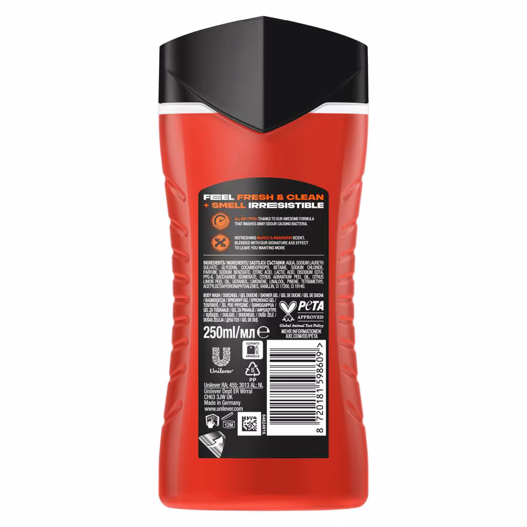 AXE Shower 250 ml.	Sunset Fresh