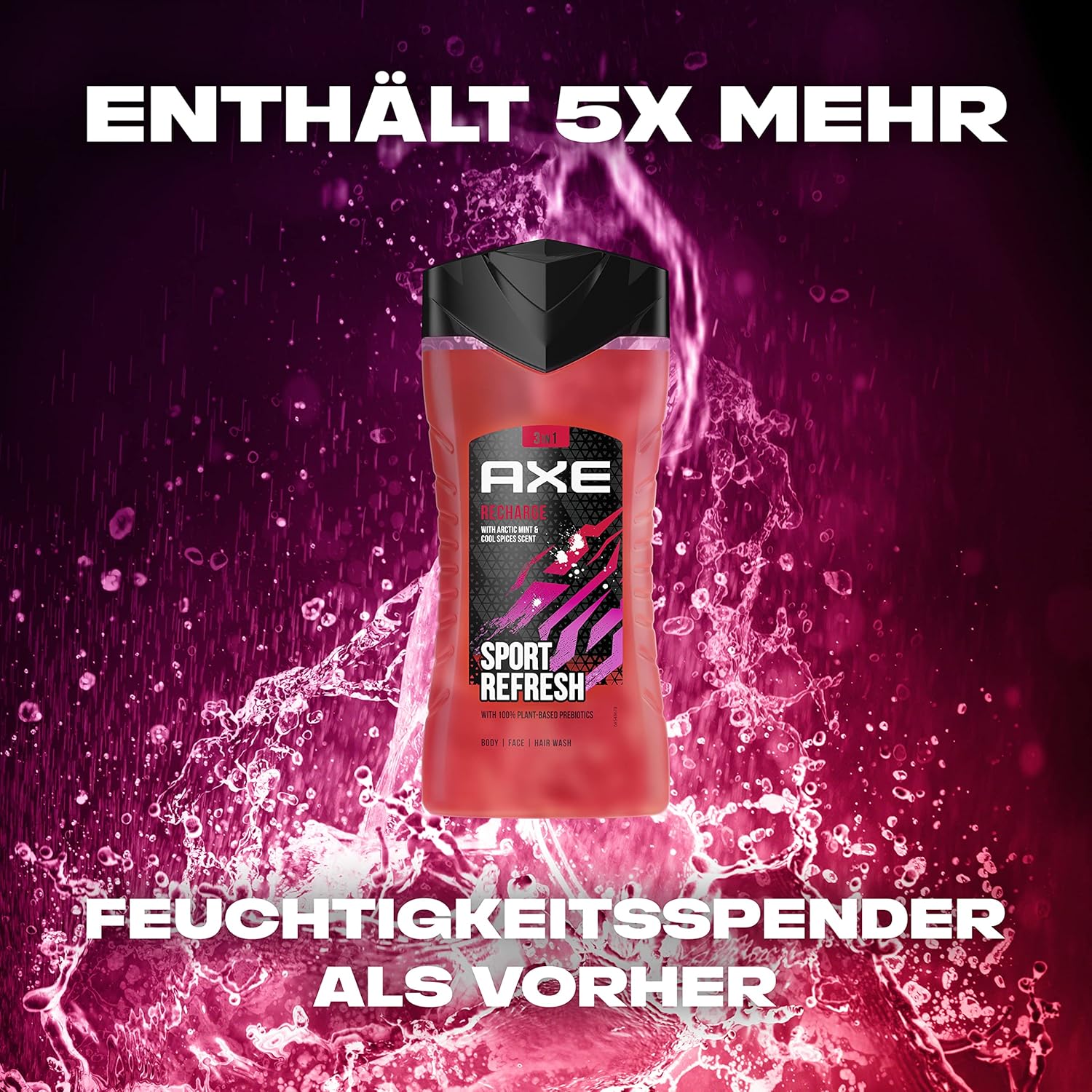AXE Shower 250 ml.	Recharge