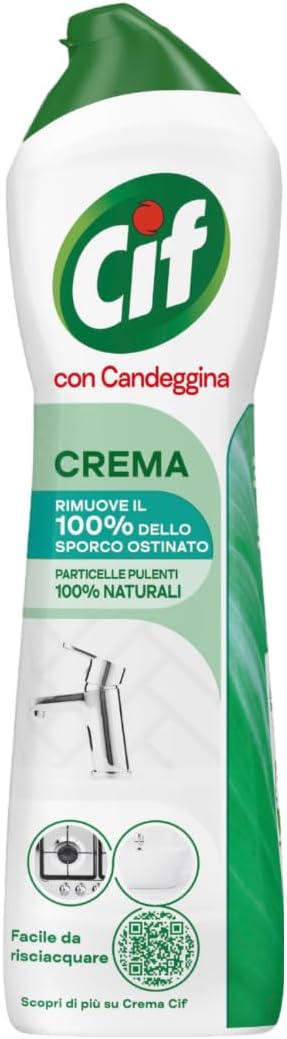 Cif Cream with Bleach for Hard Surfaces 500ml