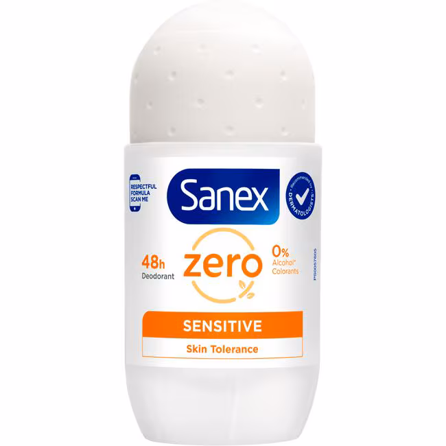 Sanex Roller 50 ml.	Zero % Sensitive Skin