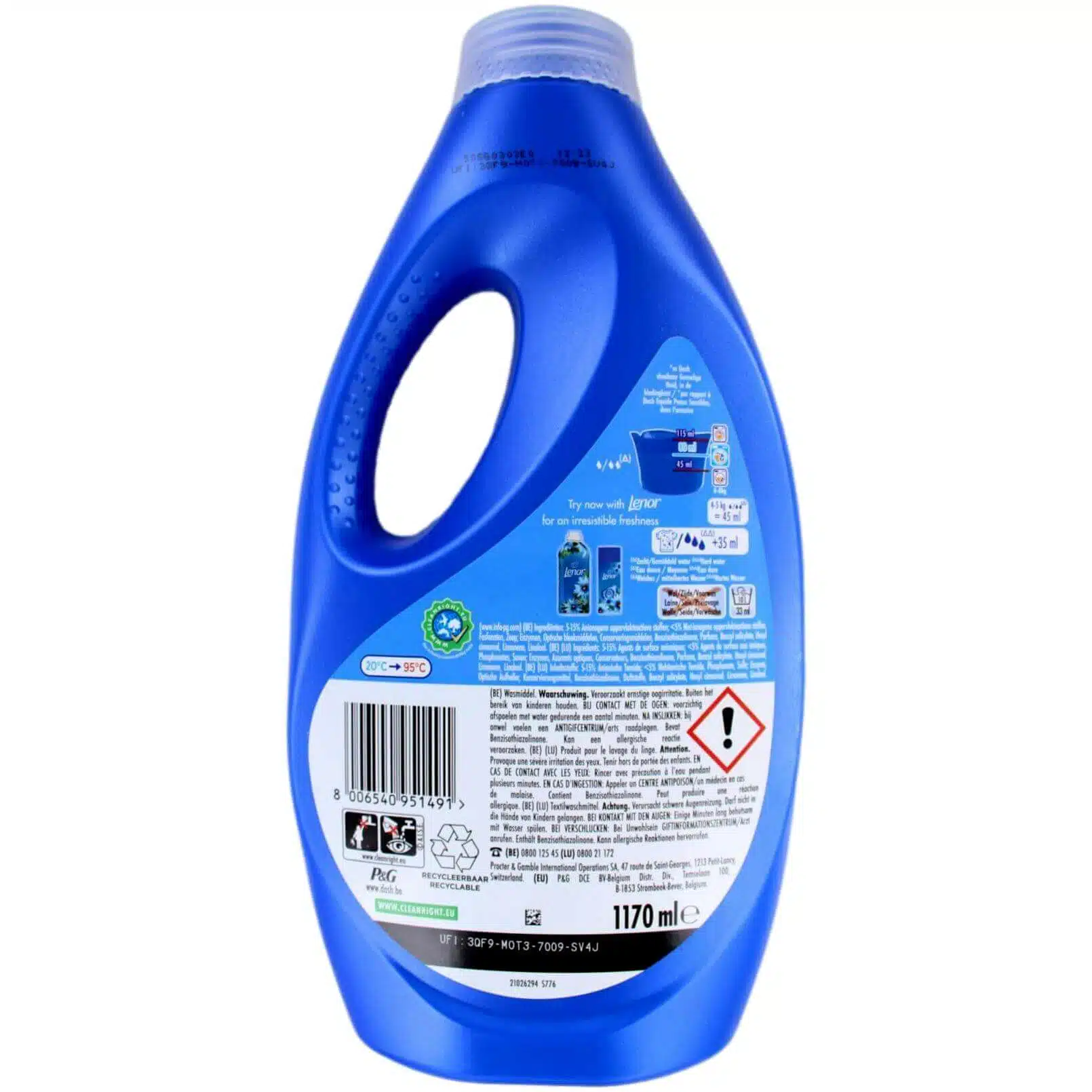Dash Vloeibaar 1170 ml/26 sc	"Lenor Collection"  Zeebries