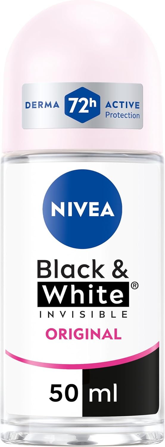 NIVEA Roll-On 50 ml – Black & White Invisible Original