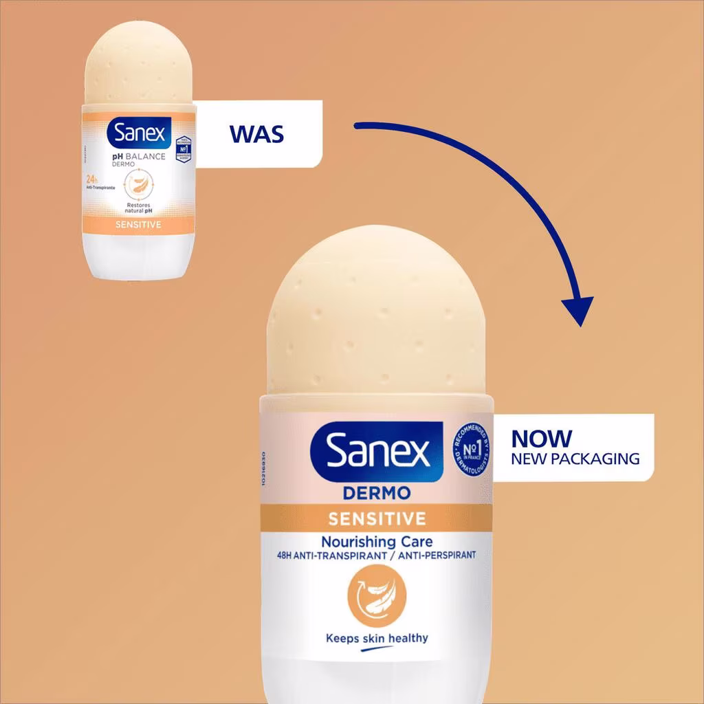 Sanex Roller 50 ml.	Dermo Sensitive