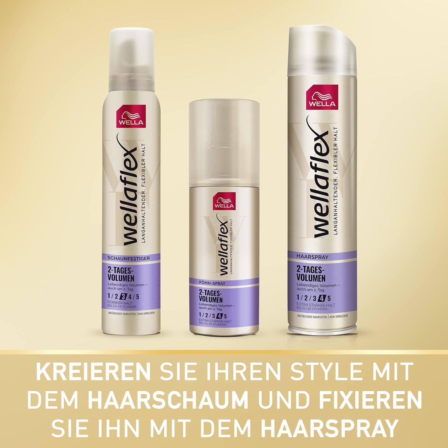Wella Flex 2-Day Volume Hair Spray Extra Strong 250ml