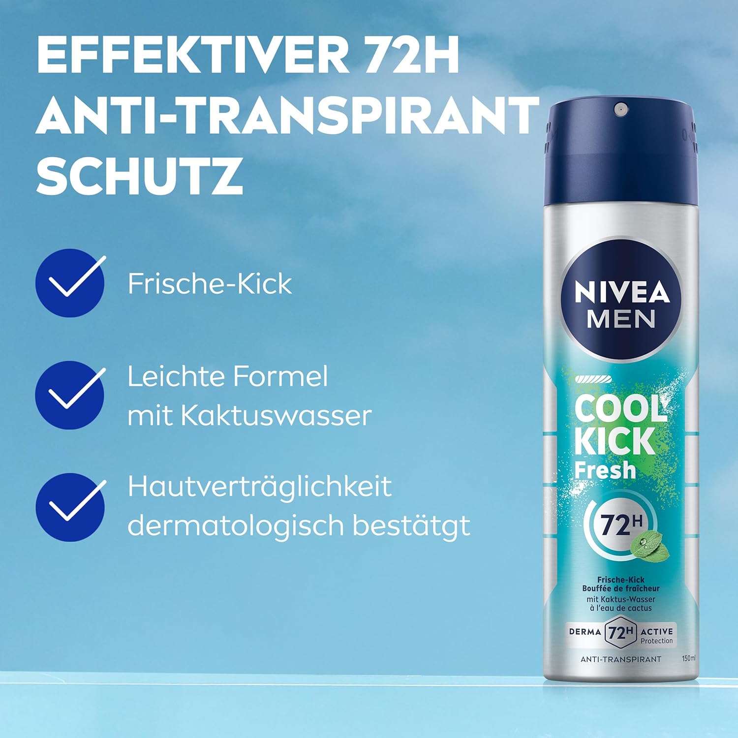 Nivea Deospray 150 ml. MEN	Cool Kick Fresh 48H