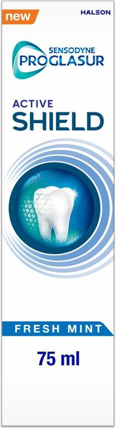 Sensodyne Proglasur Tandpasta 75 ml.	Active Shield Fresh Mint