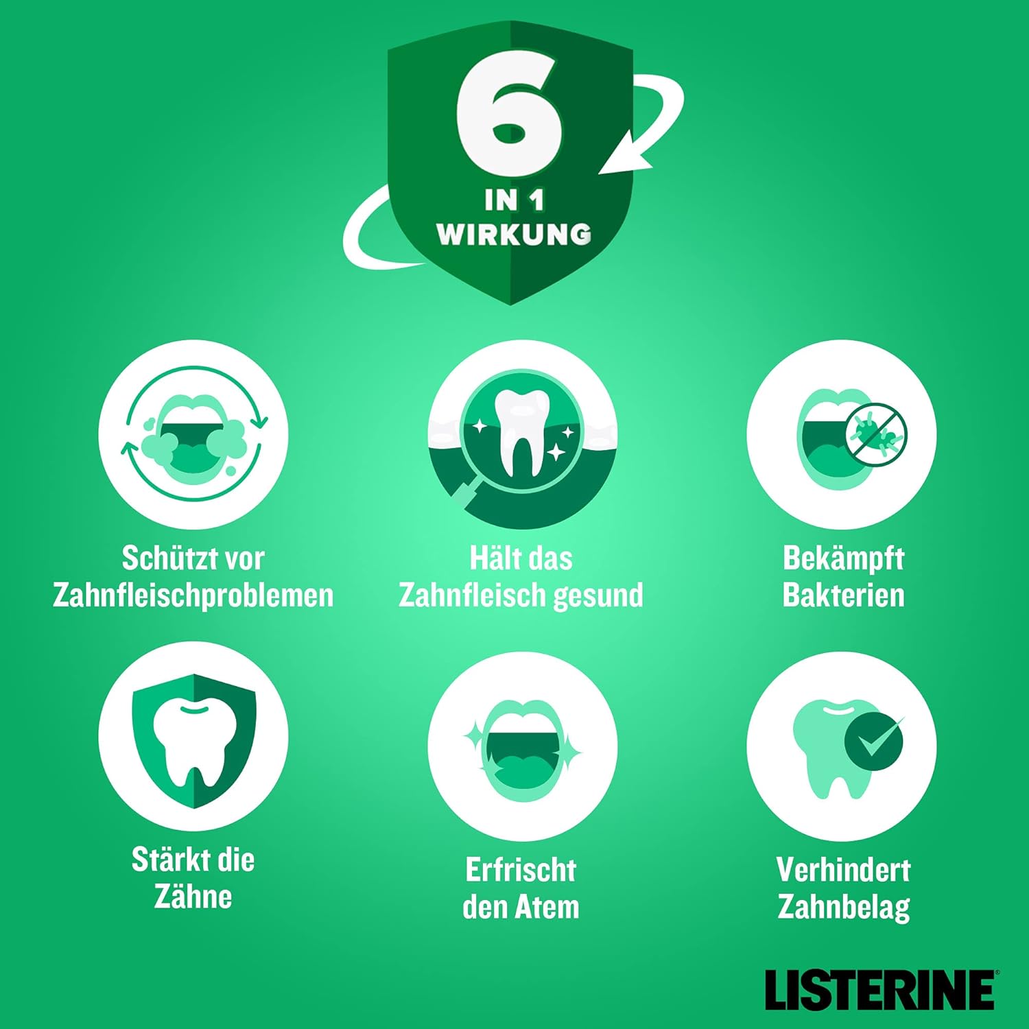 Listerine Mondwater 500 ml.	Total Care Milde Smaak