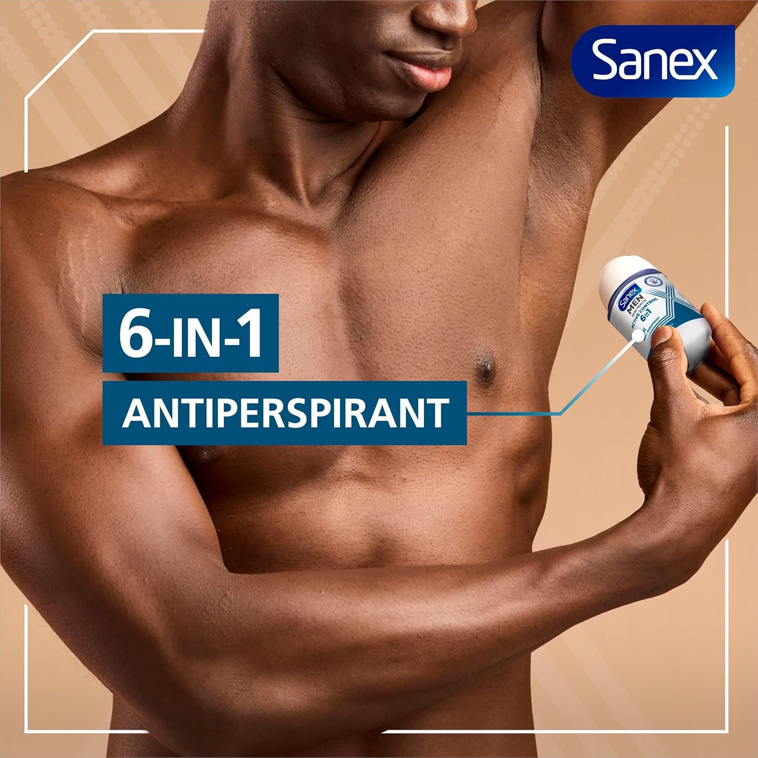 Sanex Roller 50 ml.	For Men Active Control