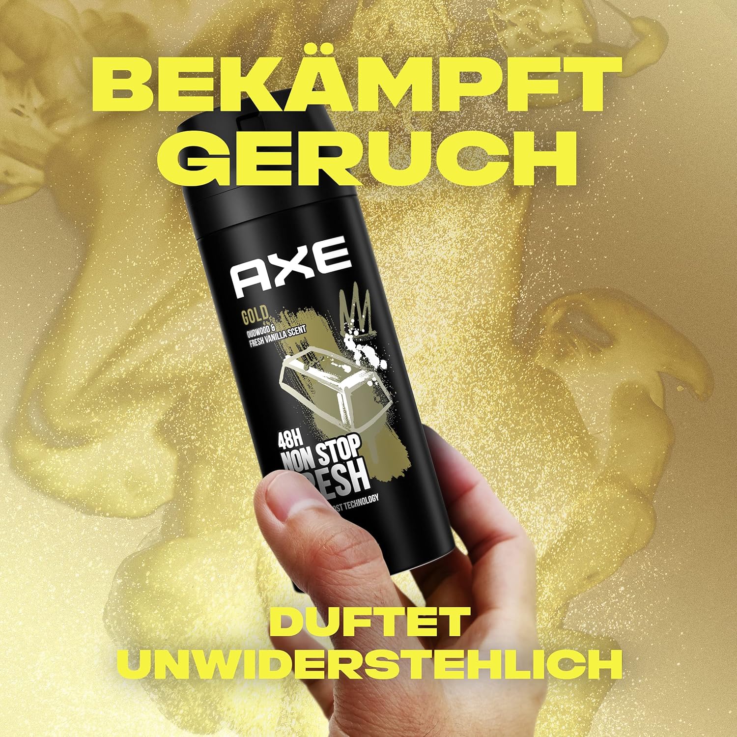 Axe Gold  Deodorant Body Spray 150 ML