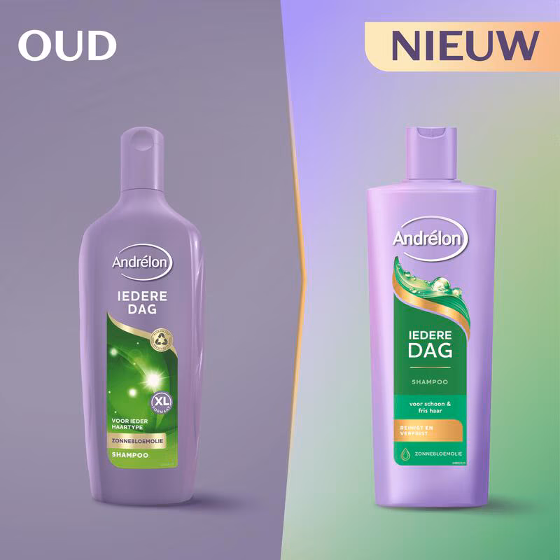 Andrelon Shampoo 400 ml.(Nieuw)	Iedere Dag