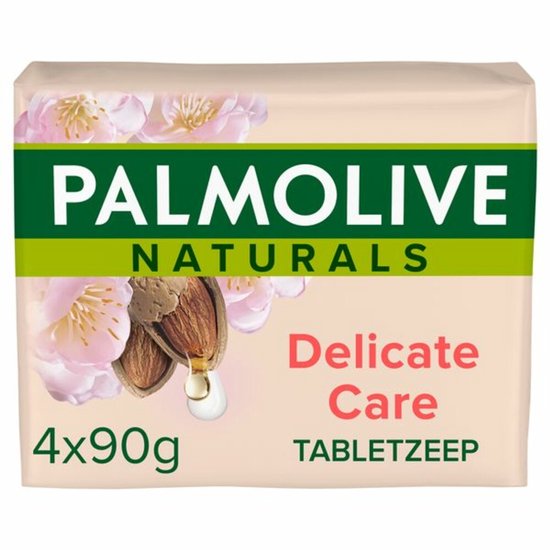 Palmolive Zeepblok 4-pak 90 gr	Amandel (Delicate Care)
