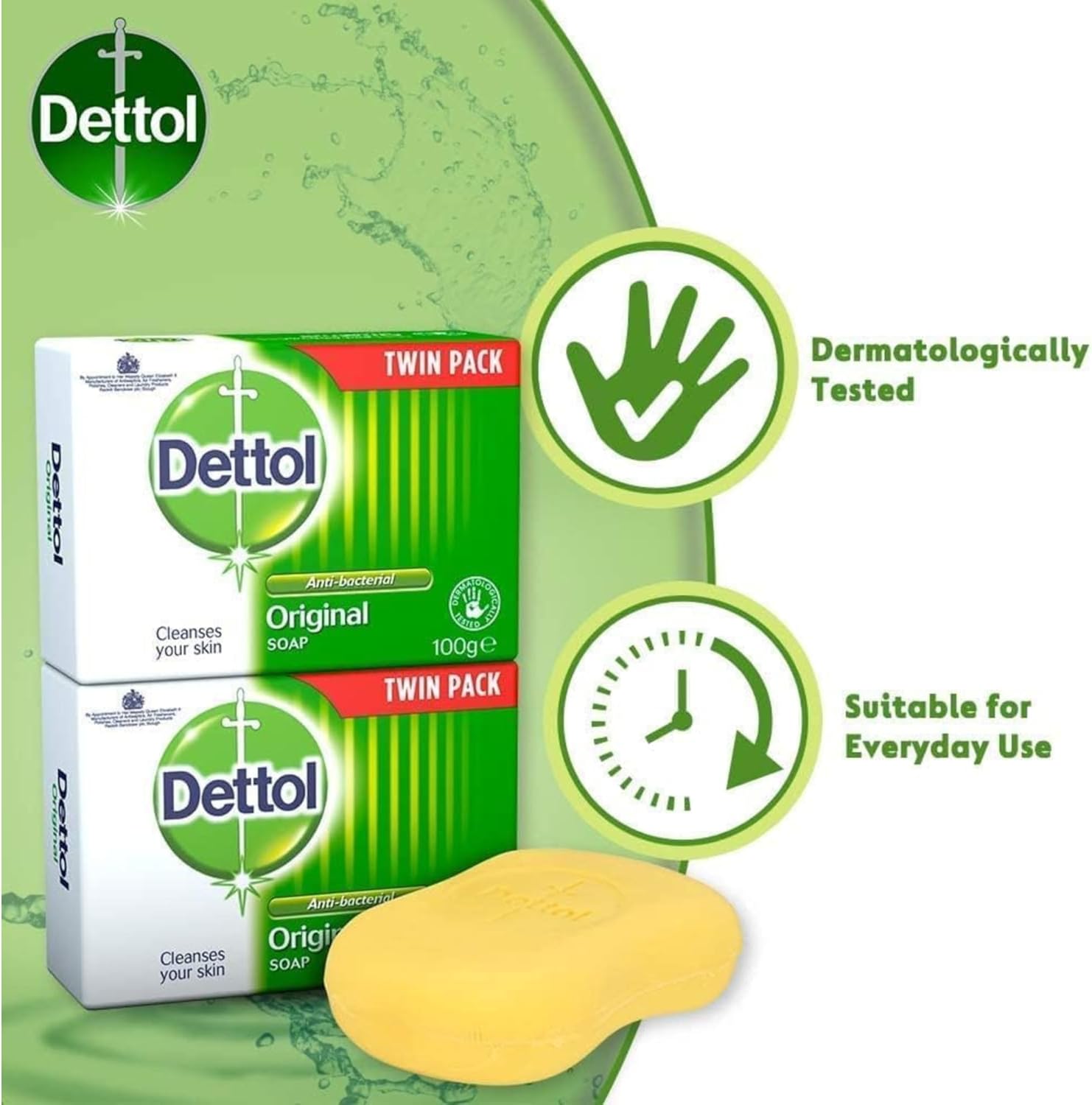 Dettol Zeep 2x100 gr. Regular
