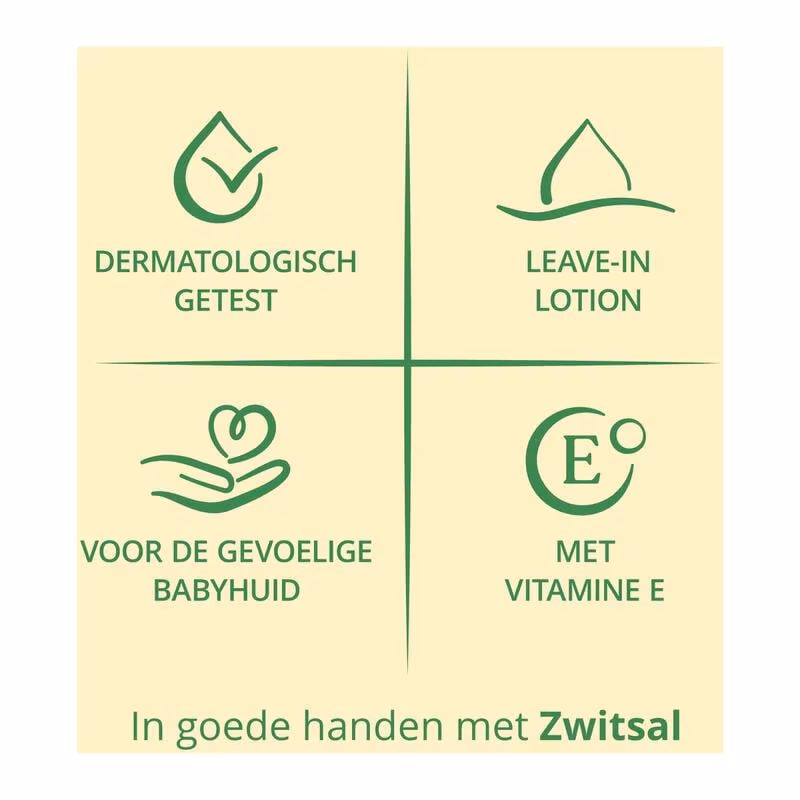 Zwitsal Haarlotion 200 ml.	met Kamille