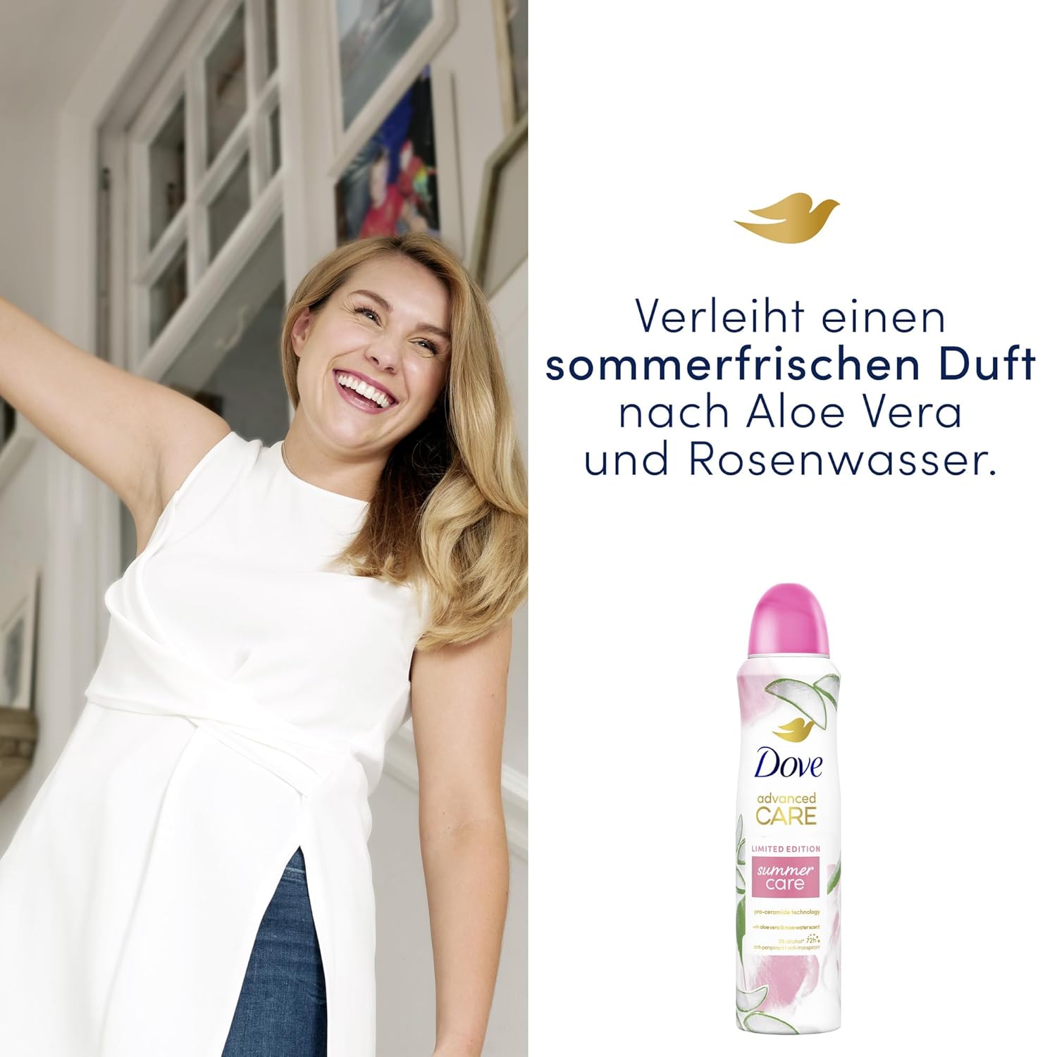 Dove Deodorant Spray Anti-transpirant Advanced Care - Summer Care - 150 ml