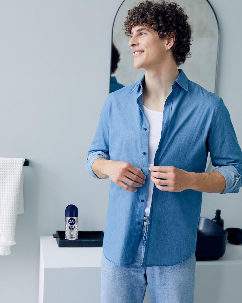 Nivea Roll-On 50 ml. For Men	Silver Protect