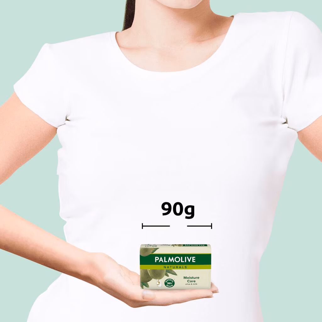 Palmolive Zeepblok 4-pak 90 gr	Olijf (groen)