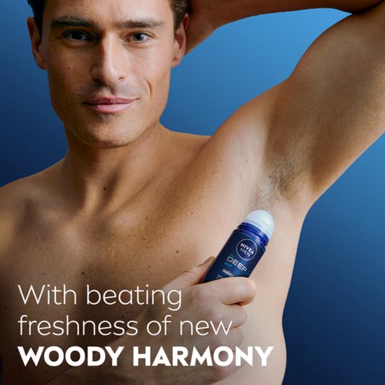 Nivea Roll-On 50 ml. For Men	Deep (Black Carbon)