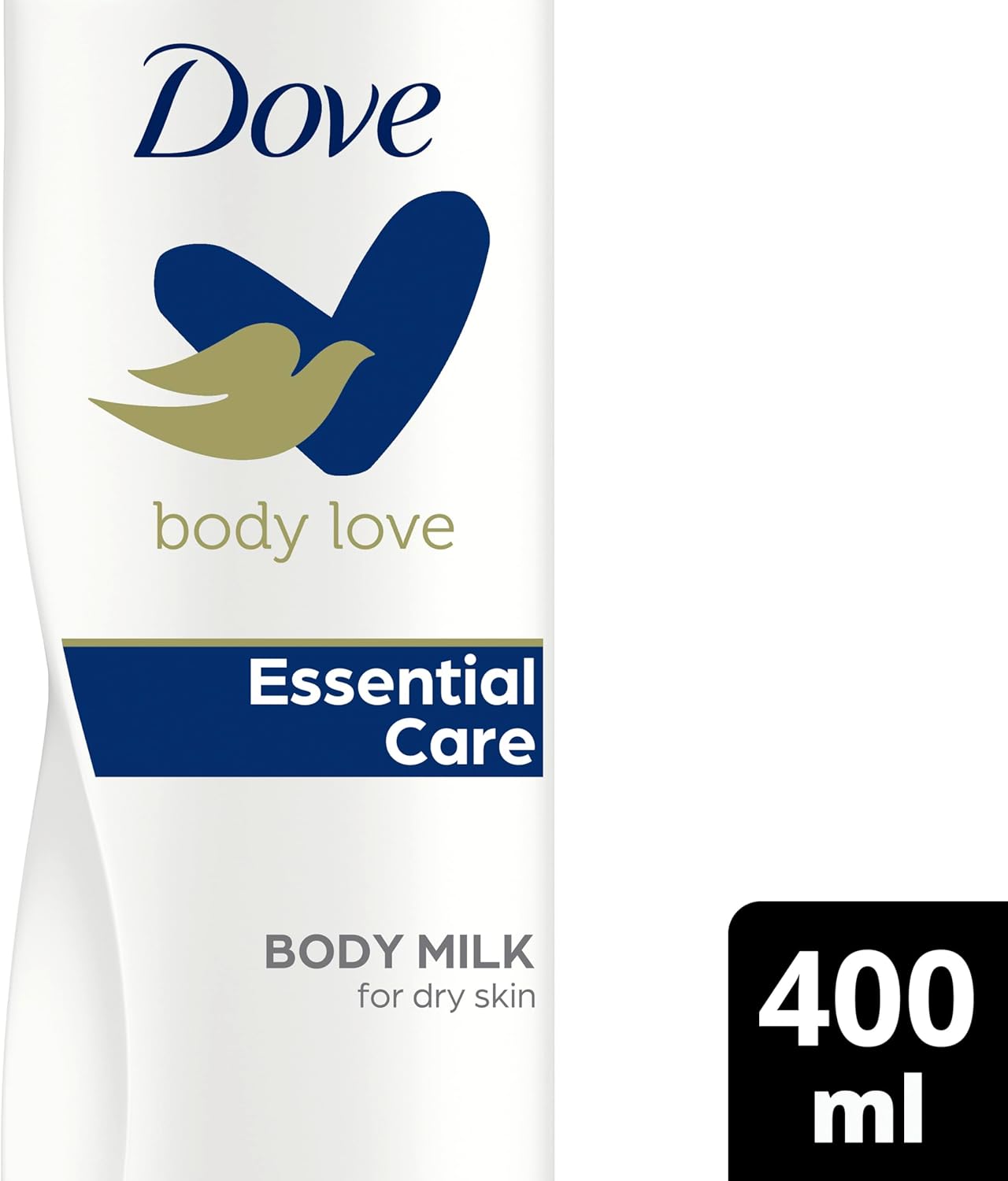 Dove Body Milk 400 ml.	Essential Care (Droge Huid)